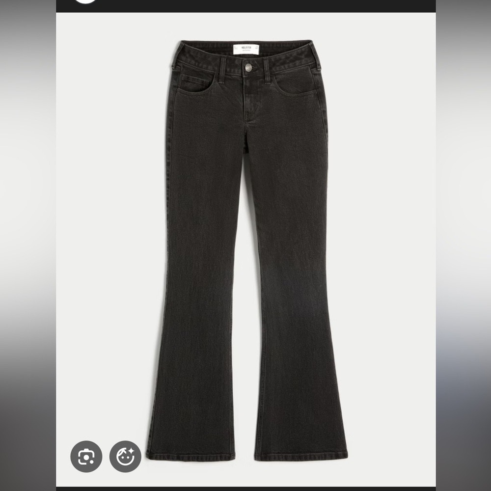 Hollister Women's Washed Black Bootcut Jeans 28L NWT